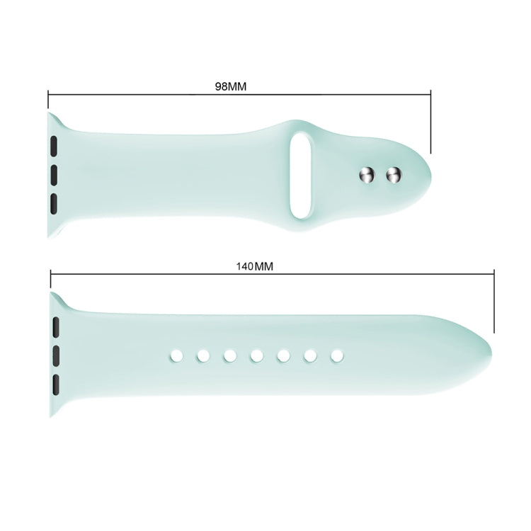 Double Rivets Silicone Watch Band for Apple Watch Series 3 & 2 & 1 42mm, Apple Watch 42mm
